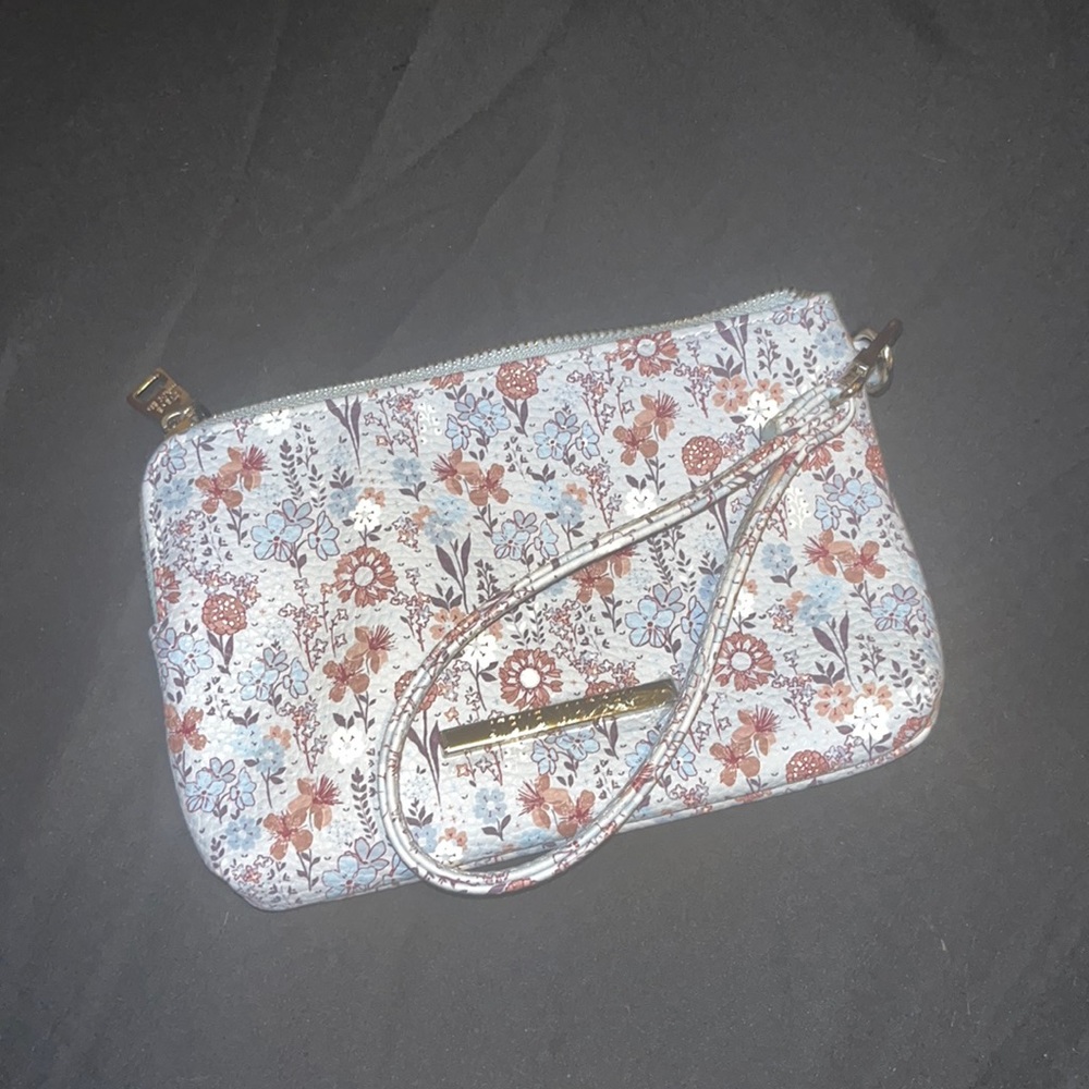 Steve Madden mini wristlet purse.